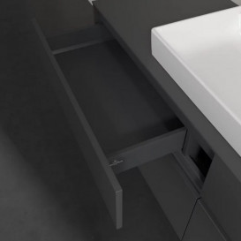 Тумба под раковину Villeroy & Boch Collaro 160х50 см МДФ глянцевый серый C02800FP