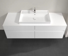 Тумба под раковину Villeroy & Boch Collaro 160х50 см ДСП белый матовый C02800MS