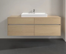 Тумба під раковину Villeroy&Boch Collaro 160х50 см ДСП північний дуб C02800VJ