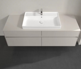 Тумба под раковину Villeroy & Boch Collaro 160х50 см ДСП мягкий серый C02800VK