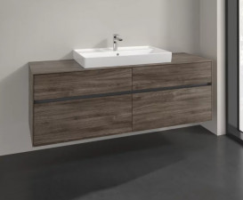 Тумба под раковину Villeroy & Boch Collaro 160х50 см ДСП каменный дуб C02800RK