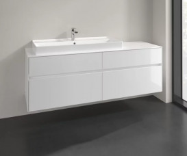 Тумба под раковину Villeroy & Boch Collaro 160х50 см ДСП белый матовый  C02900MS
