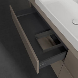 Тумба под раковину Villeroy & Boch Collaro 160х50 см ДСП трюфель серый C02900VG