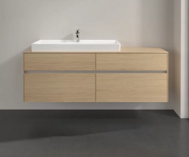 Тумба под раковину Villeroy & Boch Collaro 160х50 см ДСП северный дуб C02900VJ