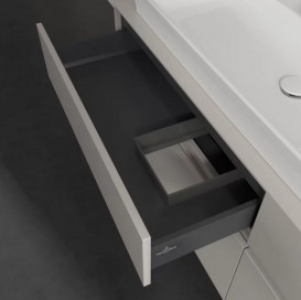 Тумба під раковину Villeroy & Boch Collaro 160х50 см ДСП м'який сірий C02900VK