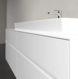 Тумба под раковину Villeroy & Boch Collaro 160х50 см МДФ глянцевый белый C03000DH