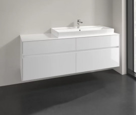 Тумба под раковину Villeroy & Boch Collaro 160х50 см ДСП белый матовый C03000MS