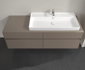 Тумба под раковину Villeroy & Boch Collaro 160х50 см ДСП трюфель серый C03000VG