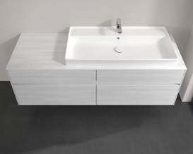 Тумба под раковину Villeroy & Boch Collaro 160х50 см ДСП белое дерево C03000E8