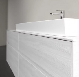 Тумба под раковину Villeroy & Boch Collaro 160х50 см ДСП белое дерево C03000E8