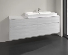 Тумба под раковину Villeroy & Boch Collaro 160х50 см ДСП белое дерево C03000E8