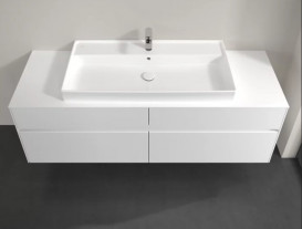 Тумба под раковину Villeroy & Boch Collaro 160х50 см МДФ глянцевый белый C03100DH