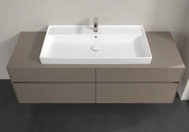 Тумба под раковину Villeroy & Boch Collaro 160х50 см ДСП трюфель серый C03100VG