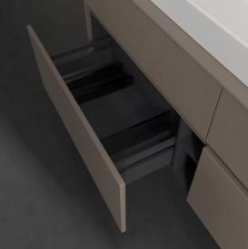 Тумба под раковину Villeroy & Boch Collaro 160х50 см ДСП трюфель серый C03100VG