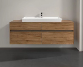 Тумба под раковину Villeroy & Boch Collaro 160х50 см ДСП дуб канзас C03100RH