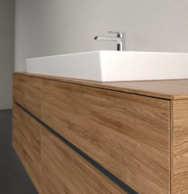 Тумба под раковину Villeroy & Boch Collaro 160х50 см ДСП дуб канзас C03100RH