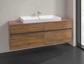 Тумба под раковину Villeroy & Boch Collaro 160х50 см ДСП дуб канзас C03100RH