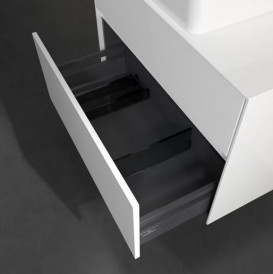 Тумба под раковину Villeroy & Boch Collaro 80х50 см ДСП матовый белый C03700MS