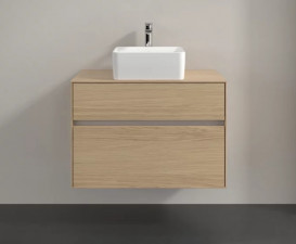 Тумба под раковину Villeroy & Boch Collaro 80х50 см ДСП северный дуб C03700VJ