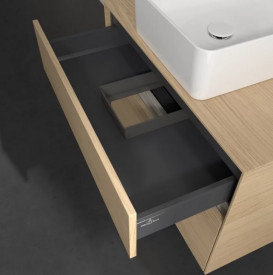 Тумба под раковину Villeroy & Boch Collaro 80х50 см ДСП северный дуб C03700VJ