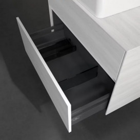 Тумба под раковину Villeroy & Boch Collaro 80х50 см ДСП белое дерево C03700E8