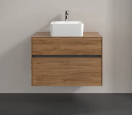 Тумба під раковину Villeroy & Boch Collaro 80х50 см МДФ дуб канзас C03700RH