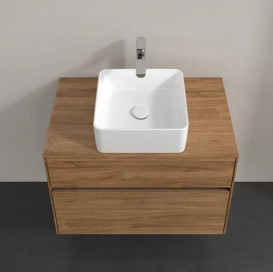 Тумба під раковину Villeroy & Boch Collaro 80х50 см МДФ дуб канзас C03700RH