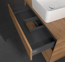 Тумба під раковину Villeroy & Boch Collaro 80х50 см МДФ дуб канзас C03700RH