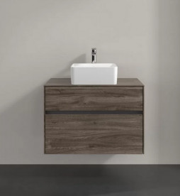 Тумба под раковину Villeroy & Boch Collaro 80х50 см ДСП каменный дуб C03700RK
