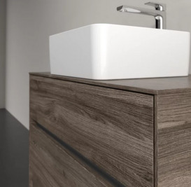 Тумба под раковину Villeroy & Boch Collaro 80х50 см ДСП каменный дуб C03700RK