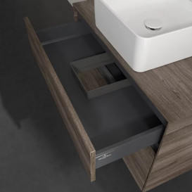 Тумба под раковину Villeroy & Boch Collaro 80х50 см ДСП каменный дуб C03700RK