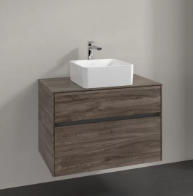 Тумба под раковину Villeroy & Boch Collaro 80х50 см ДСП каменный дуб C03700RK