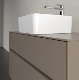 Тумба під раковину Villeroy & Boch Collaro 100х50 см ДСП сірий трюфель C03800VG