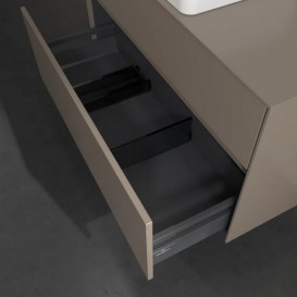 Тумба під раковину Villeroy & Boch Collaro 100х50 см ДСП сірий трюфель C03800VG