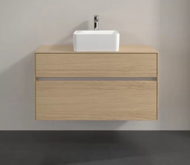 Тумба под раковину Villeroy & Boch Collaro 100х50 см ДСП северный дуб C03800VJ