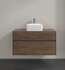 Тумба під раковину Villeroy & Boch Collaro 100х50 см ДСП дуб аризона C03800VH