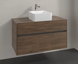 Тумба під раковину Villeroy & Boch Collaro 100х50 см ДСП дуб аризона C03800VH