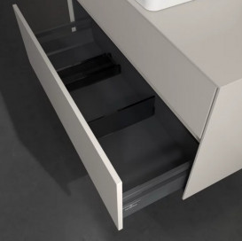 Тумба під раковину Villeroy&Boch Collaro 100х50 см ДСП м'який сірий C03800VK