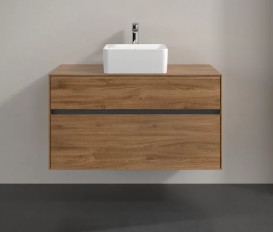 Тумба під раковину Villeroy & Boch Collaro 100х50 см ДСП дуб канзас C03800RH