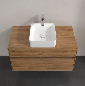 Тумба під раковину Villeroy & Boch Collaro 100х50 см ДСП дуб канзас C03800RH