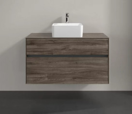 Тумба под раковину Villeroy & Boch Collaro 100х50 см ДСП каменный дуб C03800RK