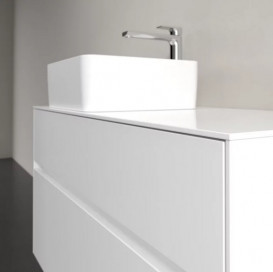 Тумба під раковину Villeroy&Boch Collaro 100х50 см ДСП матовий білий C03900MS