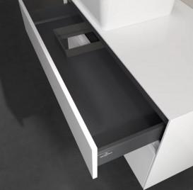 Тумба під раковину Villeroy&Boch Collaro 100х50 см ДСП матовий білий C03900MS