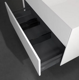 Тумба під раковину Villeroy&Boch Collaro 100х50 см ДСП матовий білий C03900MS