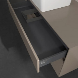Тумба під раковину Villeroy & Boch Collaro 100х50 см ДСП сірий трюфель C03900VG