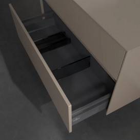 Тумба під раковину Villeroy & Boch Collaro 100х50 см ДСП сірий трюфель C03900VG