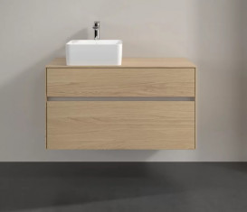 Тумба под раковину Villeroy & Boch Collaro 100х50 см ДСП северный дуб C03900VJ