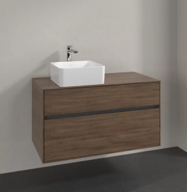 Тумба під раковину Villeroy & Boch Collaro 100х50 см ДСП дуб аризона C03900VH