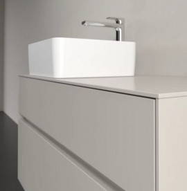 Тумба под раковину Villeroy & Boch Collaro 100х50 см ДСП мягкий серый C03900VK