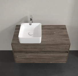 Тумба під раковину Villeroy & Boch Collaro 100х50 см ДСП кам'яний дуб C03900RK